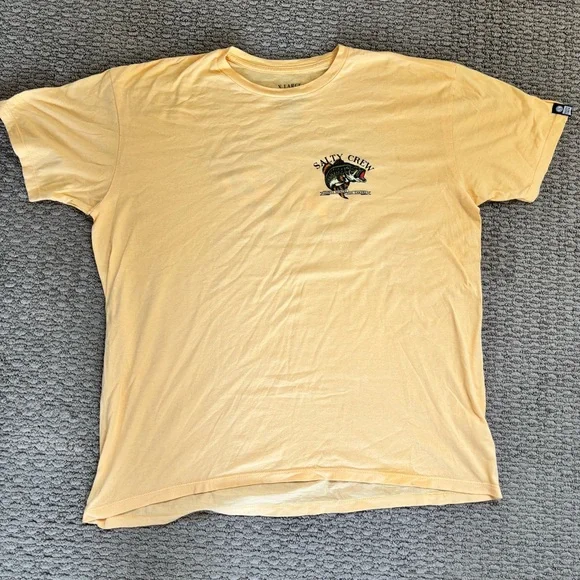 Salty Crew Mustard Short Sleeve Tee - Picture 2 of 5